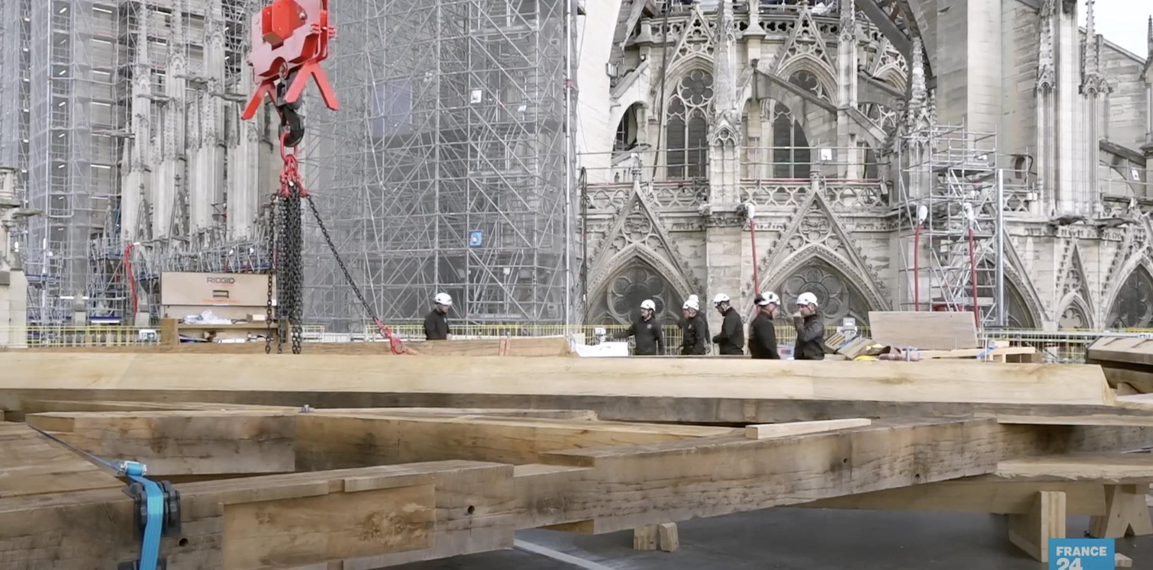 Notre Dame Cathedral Ready for 2024 Paris Olympics? Wood Tech Systems