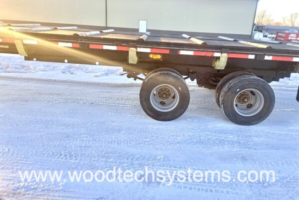 2022 Stoll 36-ft TrussTran Roll-off Gooseneck Truss Trailer (Black) - Image 3