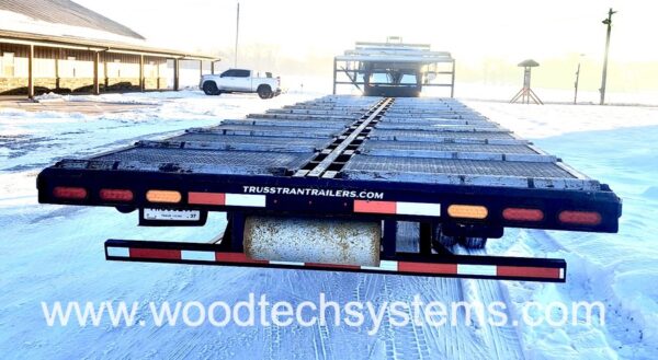 2022 Stoll 36-ft TrussTran Roll-off Gooseneck Truss Trailer (Black) - Image 2