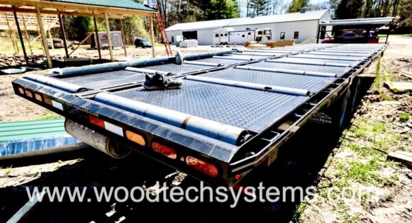 2022 Stoll 36-ft TrussTran Roll-off Gooseneck Truss Trailer (Black)